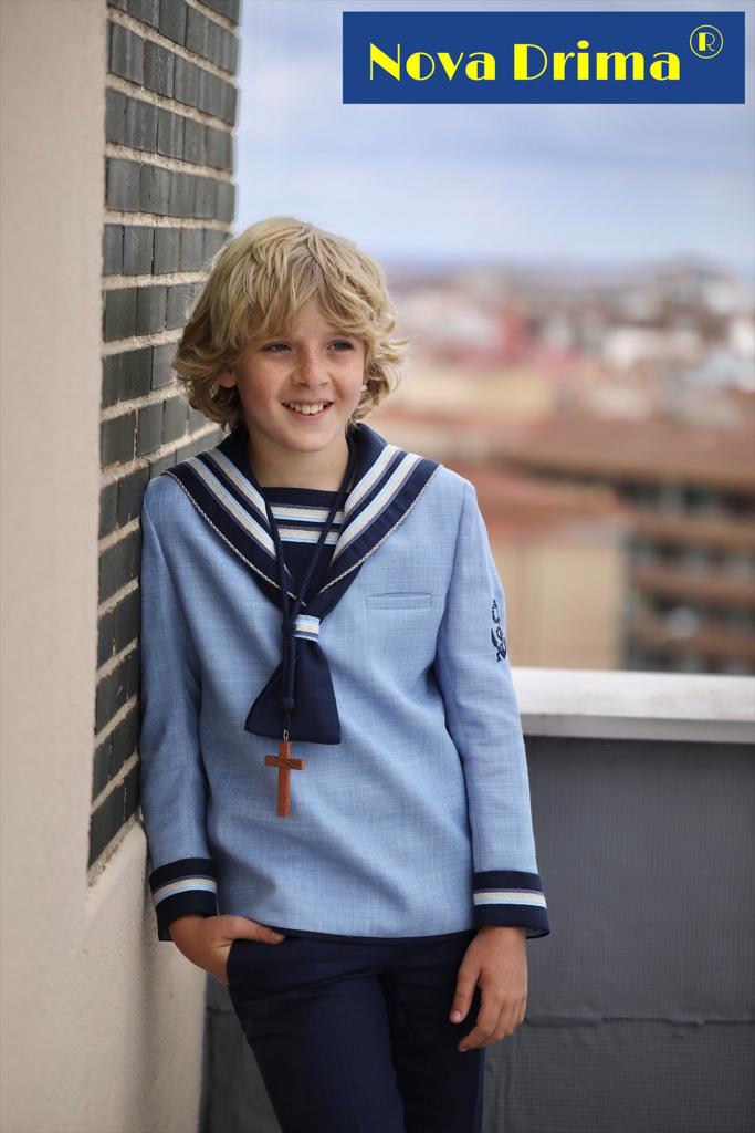 Trajes Comunion Timoneles 2021 Marinero Azul Crudo 1001 103