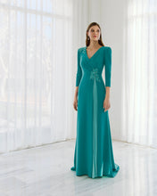 Cargar imagen en el visor de la galería, Vestido Largo Rosa Clará Couture 1G07
