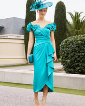 Cargar imagen en el visor de la galería, Vestido Largo Rosa Clará Couture 1G76
