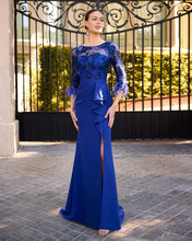 Load image into Gallery viewer, Vestido Largo Rosa Clará Couture 1G80
