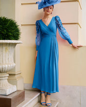 Cargar imagen en el visor de la galería, Vestido Largo Rosa Clará Couture 1GA6
