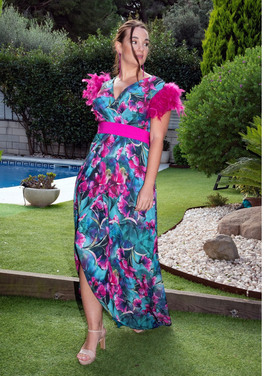Mia Miró Long Dress 241802