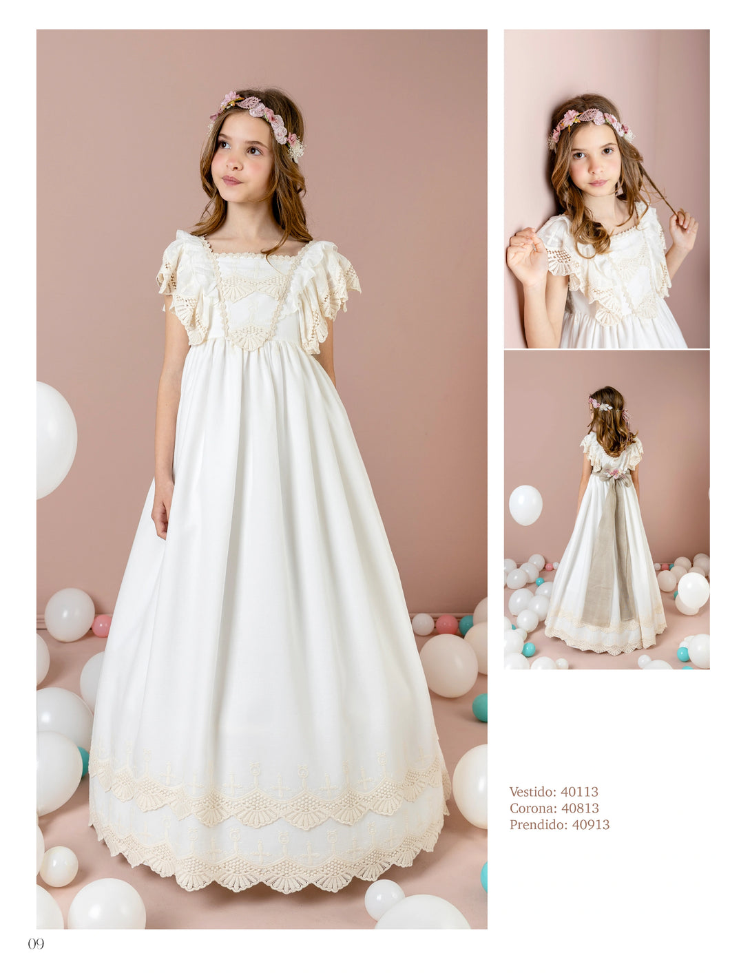 Vestido Comunión Lilus 40113