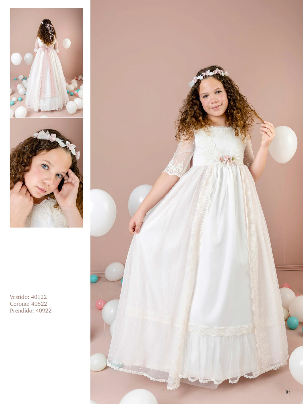 Vestido Comunión Lilus 40122
