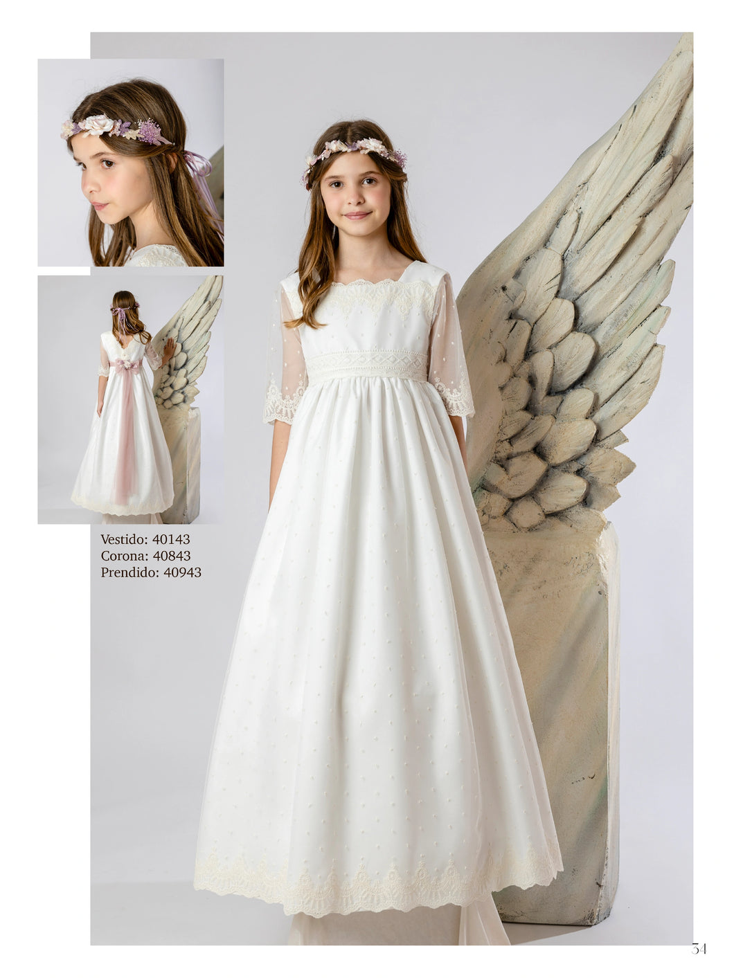 Vestido Comunión Lilus 40143