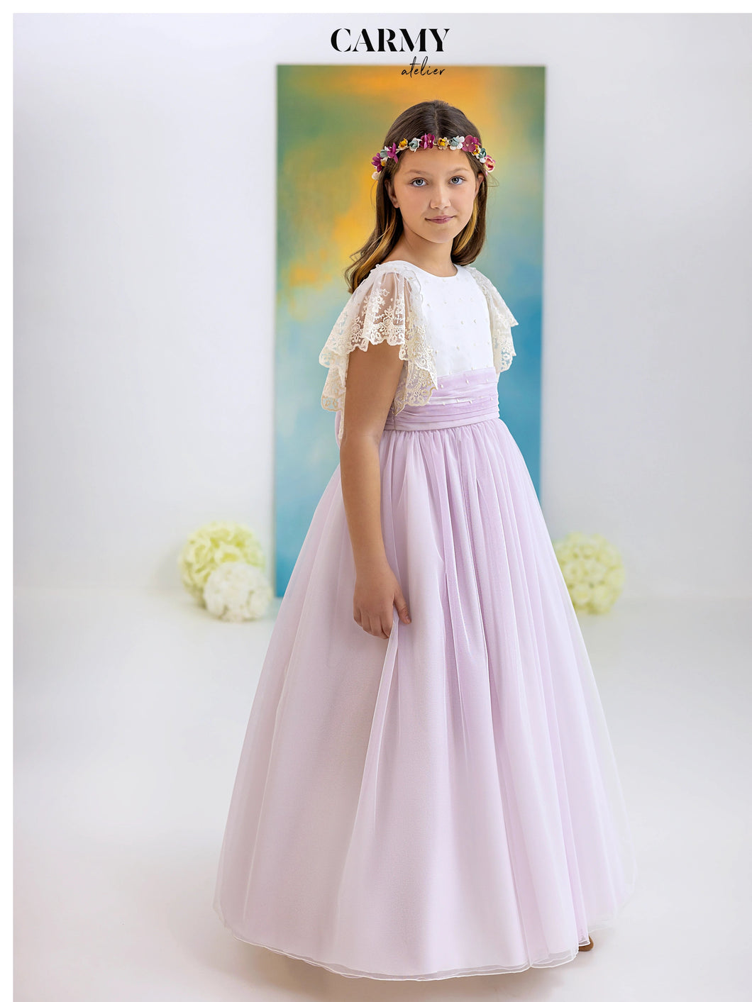 Vestido Comunión Carmy 6107