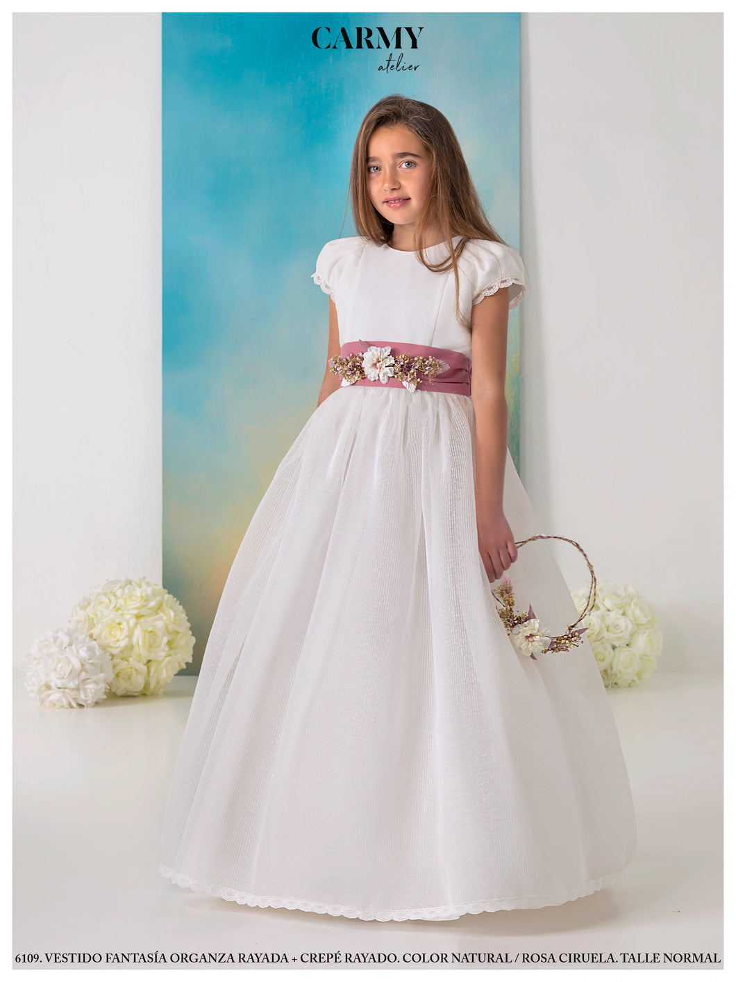 Vestido Comunión Carmy 6109