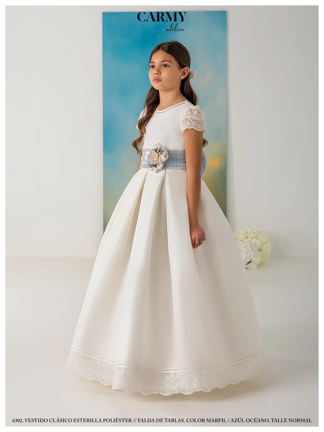 Vestido Comunión Carmy 6302