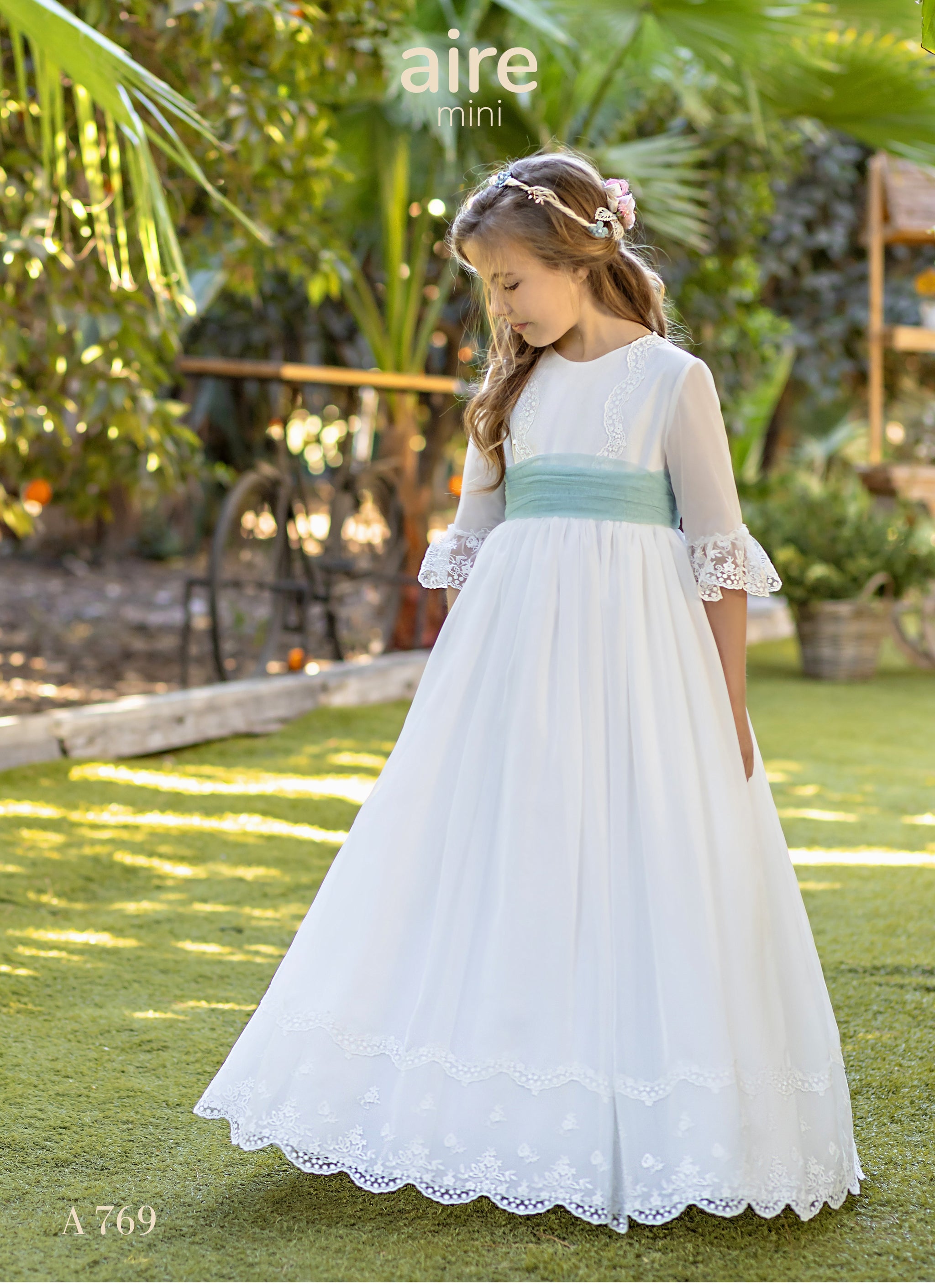 COMMUNNION newest WEDDING FLOWER GIRL DRESS HAN