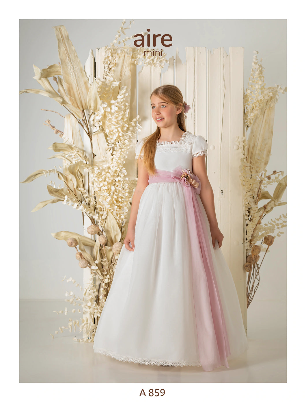 Vestido Comunión Aire Mini A859