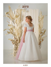 Load image into Gallery viewer, Vestido Comunión Aire Mini A859
