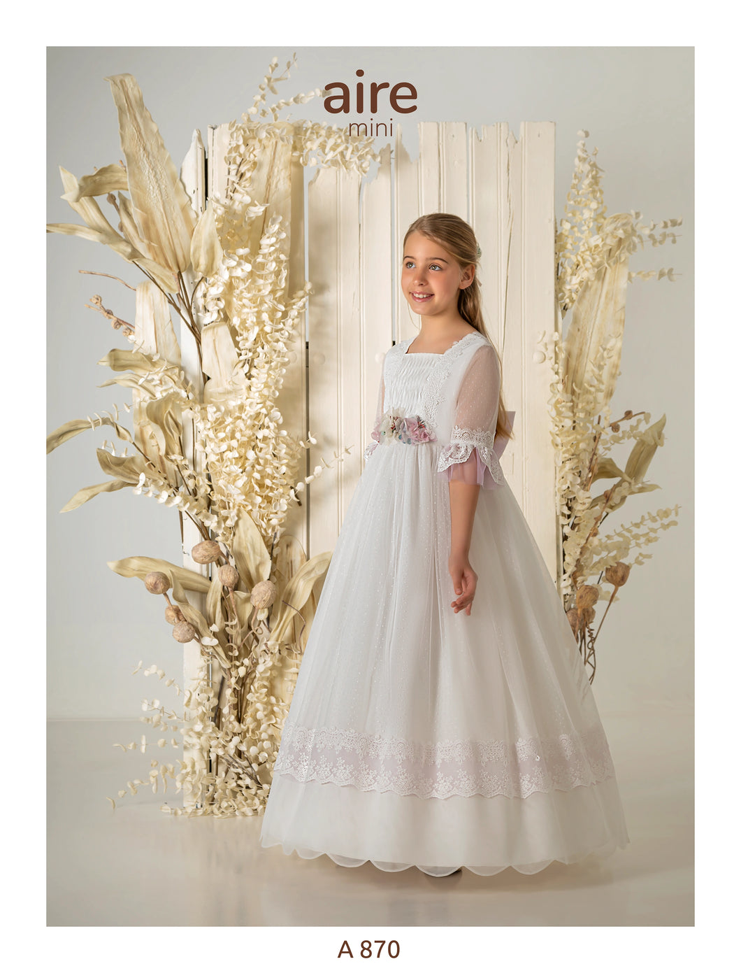 Vestido Comunión Aire Mini A870