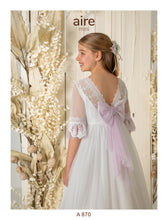 Load image into Gallery viewer, Vestido Comunión Aire Mini A870
