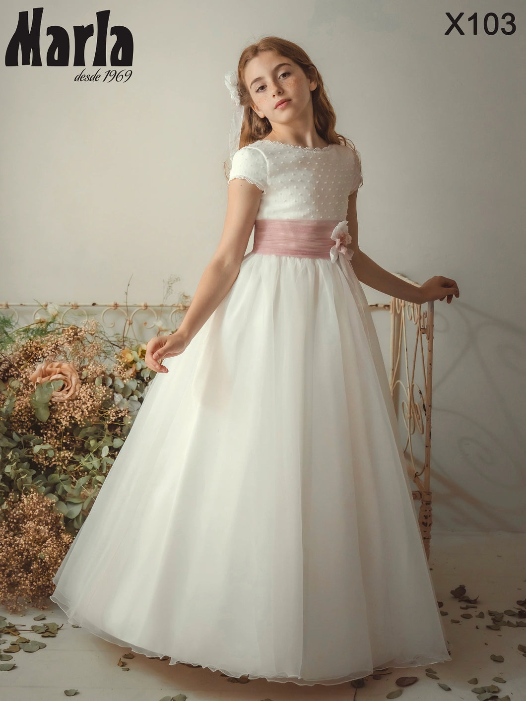 Vestido Comunión  Marla X103