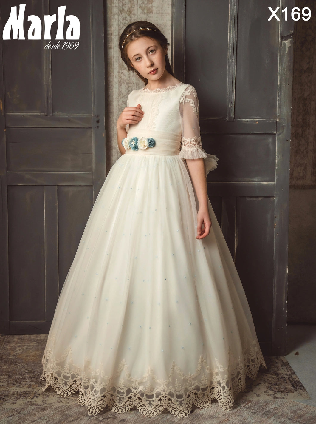 Vestido Comunión  Marla X169