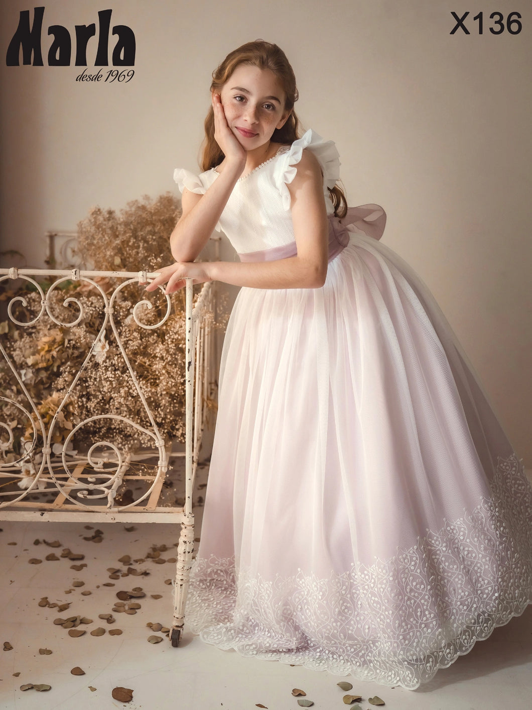 Vestido Comunión  Marla X136
