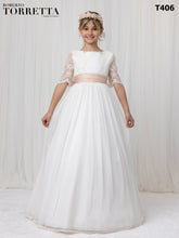 Load image into Gallery viewer, Communion Dress Marla Roberto Torreta T406T
