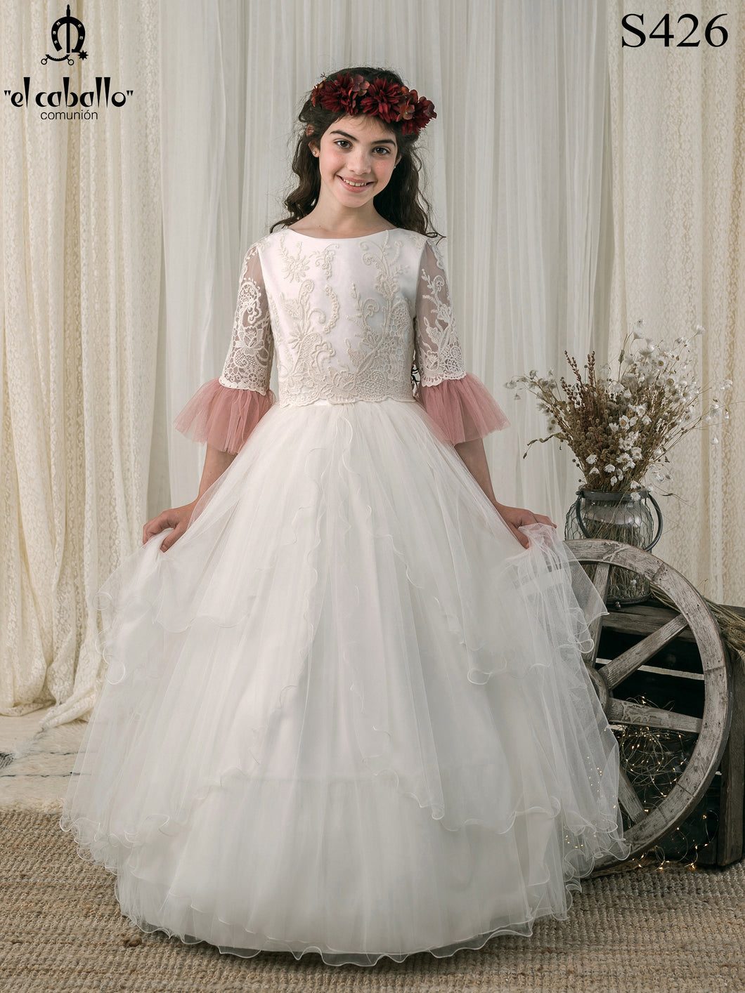 El Caballo Communion Dress (Marla) S426 – Reme Antón Modas