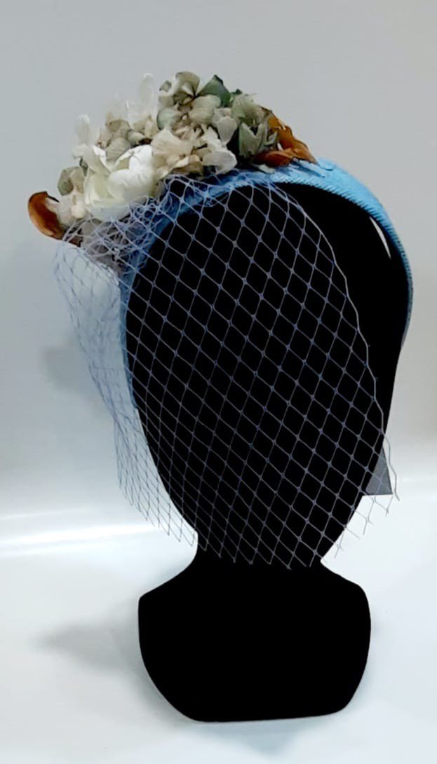 Blue Headdress Headband
