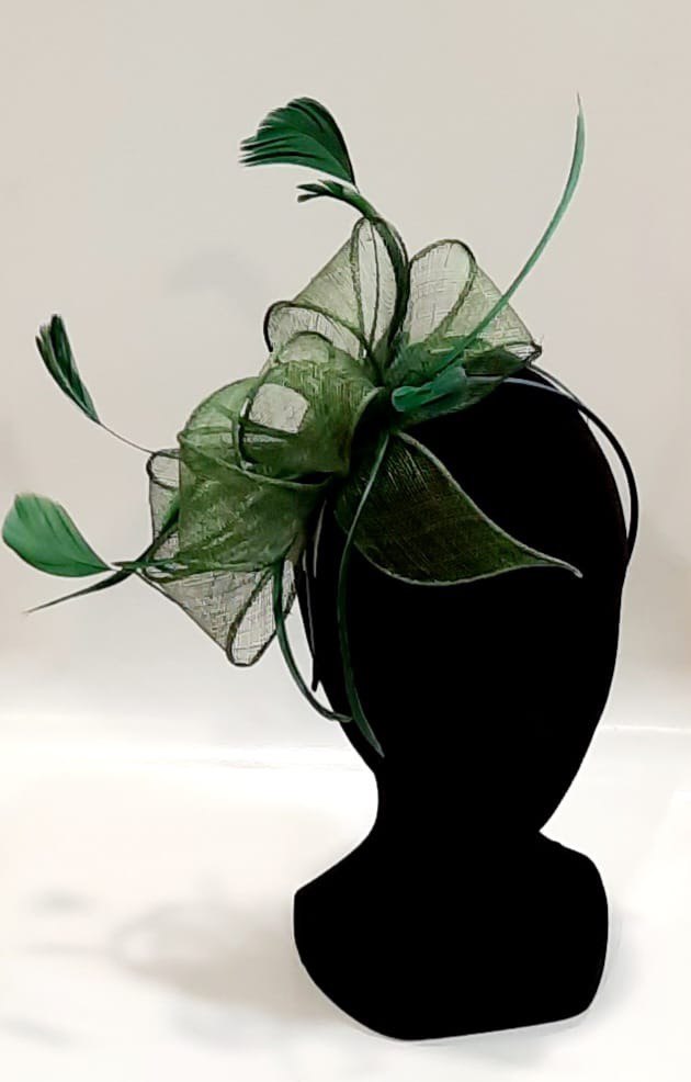 Green leaves headdress