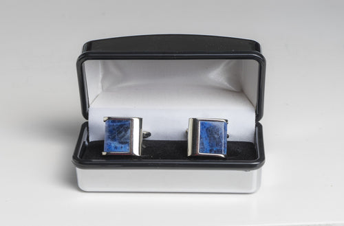 gemelos cuadrados azules - Reme Antón Modas